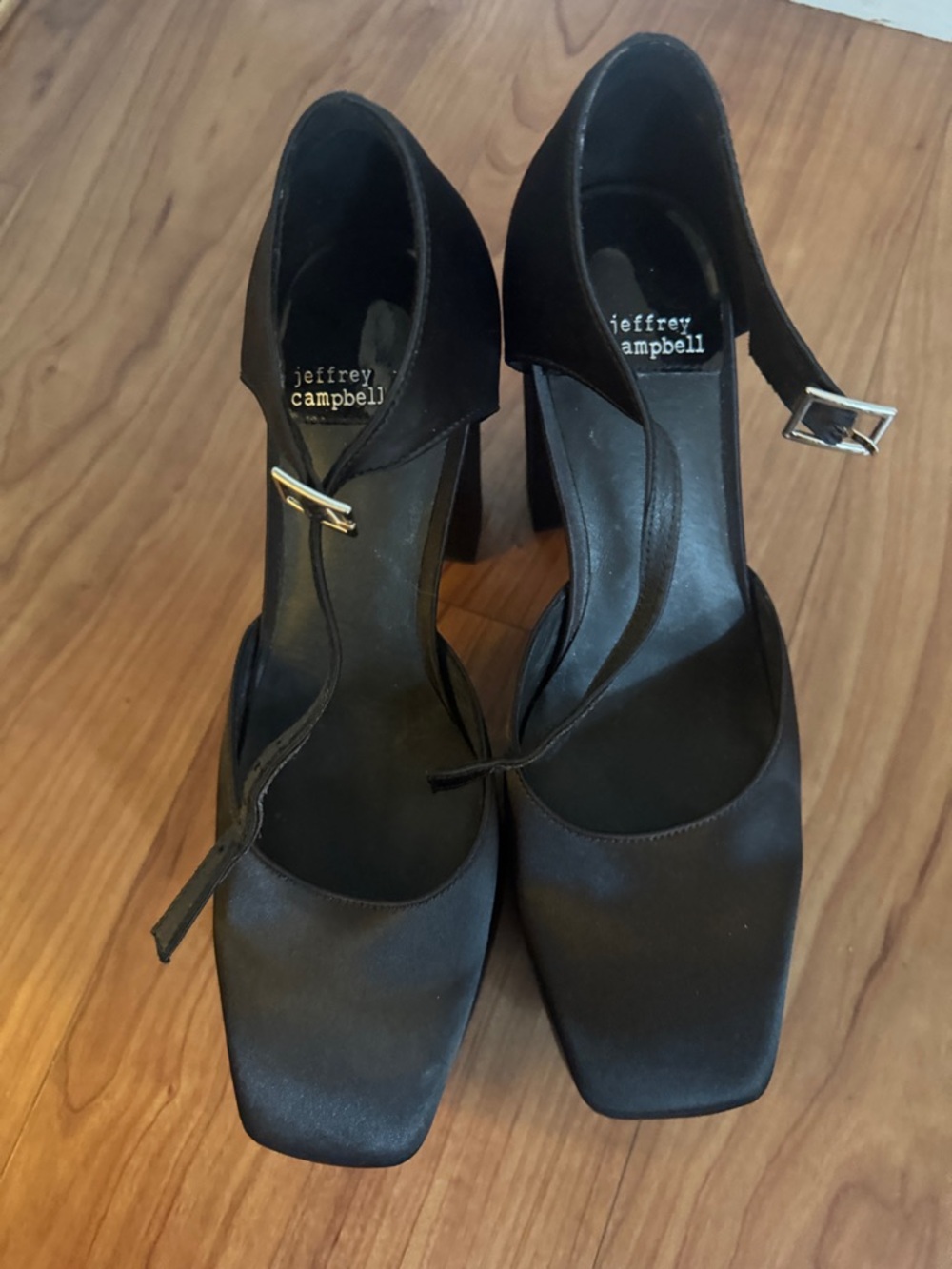 Jeffrey Campbell satin high heels - Picture 2 of 5
